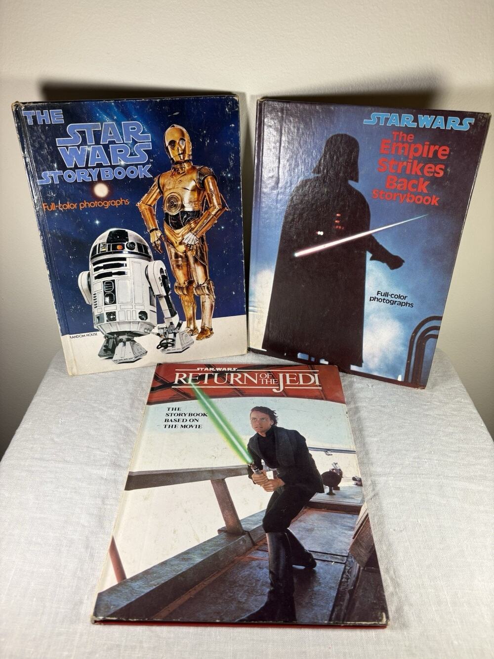 VTG Star Wars Storybook Lot 3 Original Trilogy Empire Strikes Back Return Jedi
